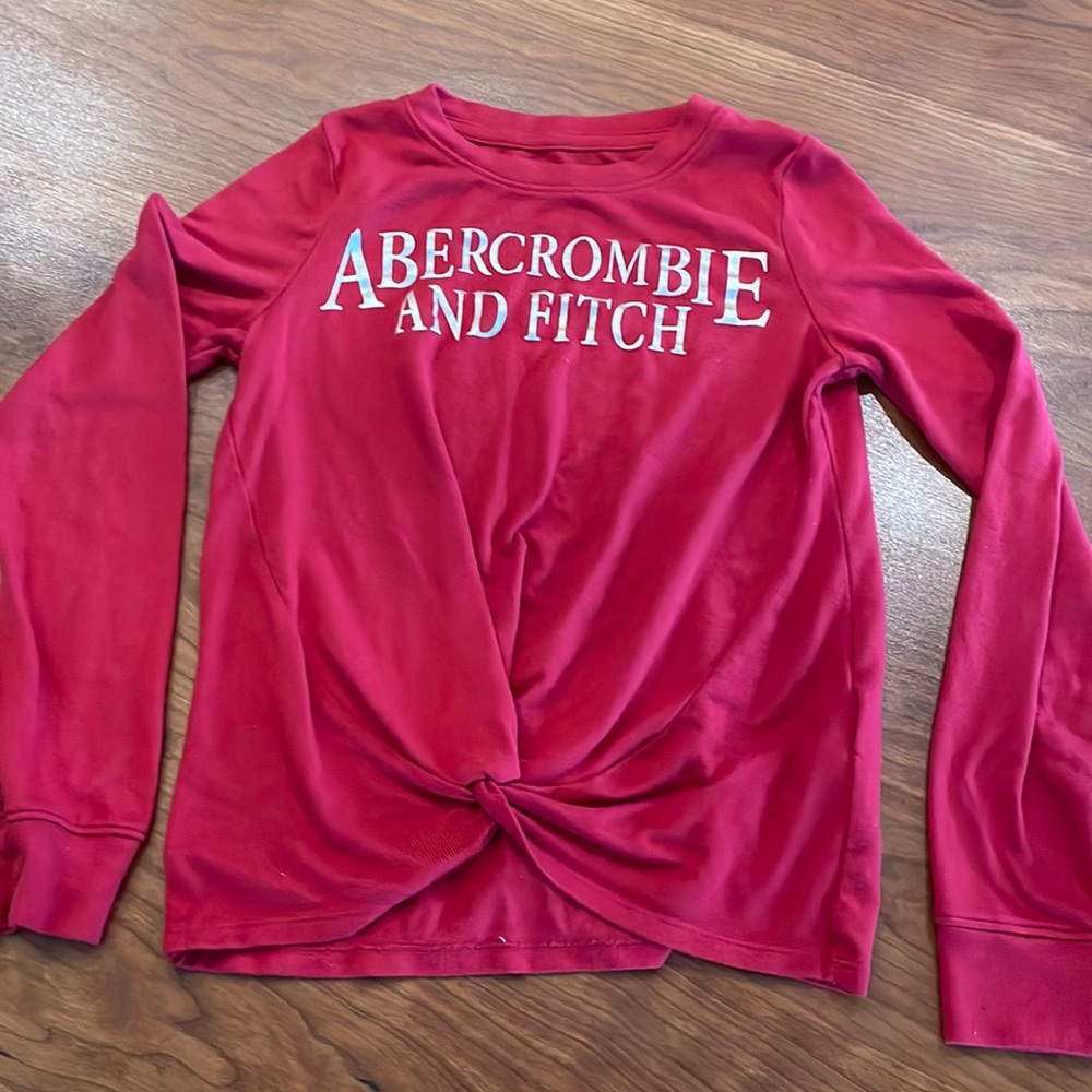 Abercrombie kids tied long sleeve top size 9/10